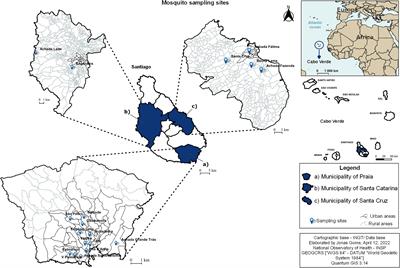 Blood meal survey reveals insights into mosquito-borne diseases on the island of Santiago, Cape Verde